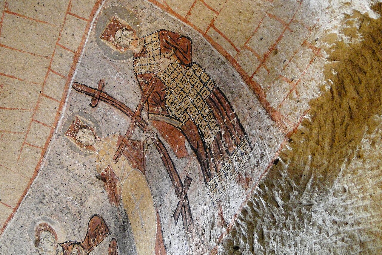 Rock church fresco · Göreme