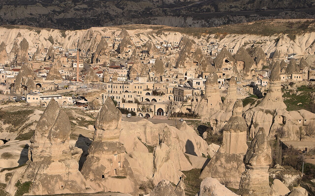 Church landscape in Cappadocia